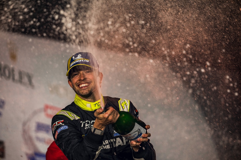 Dansk triumf på Road Atlanta: Mikkel Jensen vandt Petit Le Mans.
(Foto: TDS Racing)